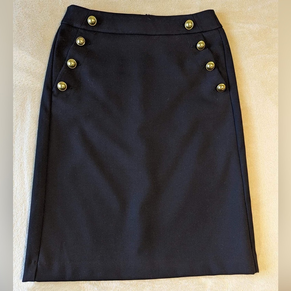 Navy skirt LOFT